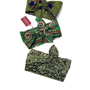 Head wrap bundle set for women - Etnika turban wrap style ankara accessories - Buy tree get one free
