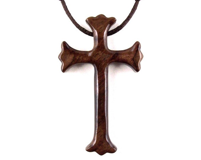 Large Wood Cross Necklace Large Mens Cross Necklace Mens Etsy