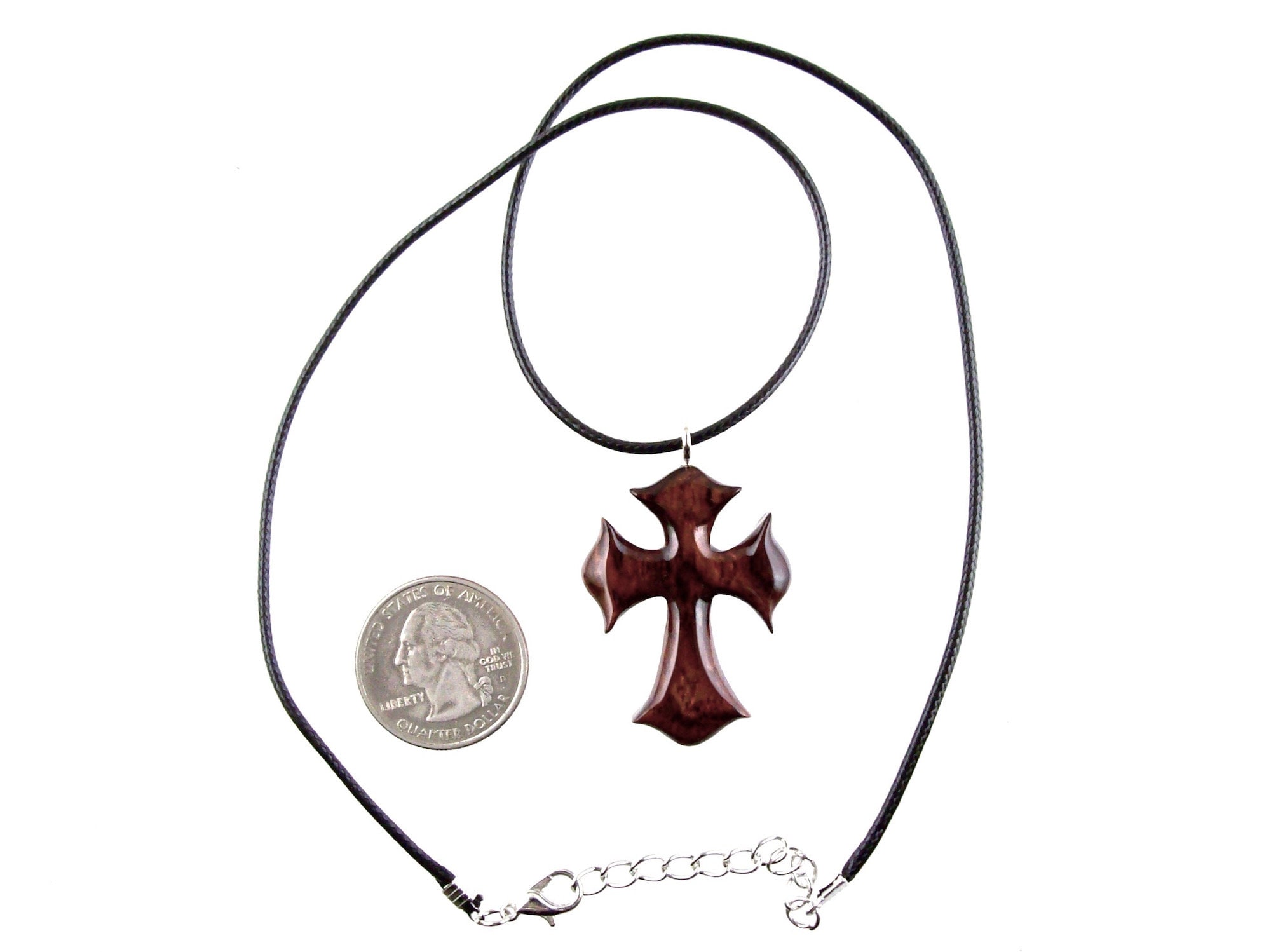 Wooden Cross Necklace Wood Cross Pendant Hand Carved Mens Etsy Canada