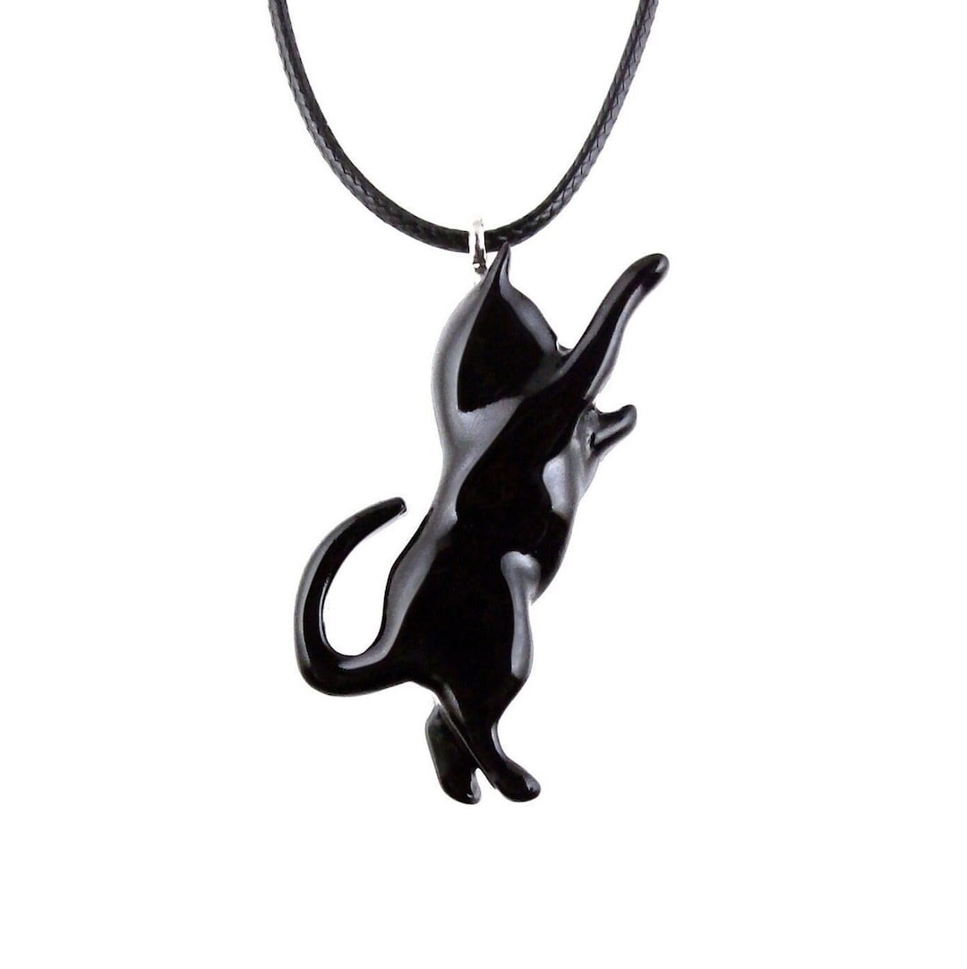 PammyJ Cat Necklace Double Kitty Cats with Crystals, India | Ubuy