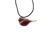Wooden Bird Pendant, Bird Pendant, Bird Necklace, Bird Jewelry, Carved Bird Pendant, Wood Bird Necklace, Wooden Pendant, Wood Jewelry