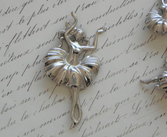 VINTAGE // mid century French repousse ballerina … - image 1