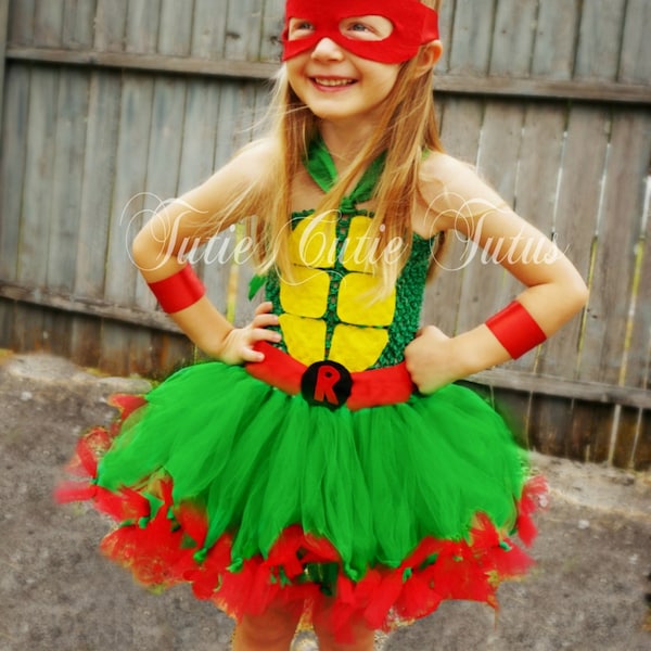 Turtle Ninja Tutu Dress Costume