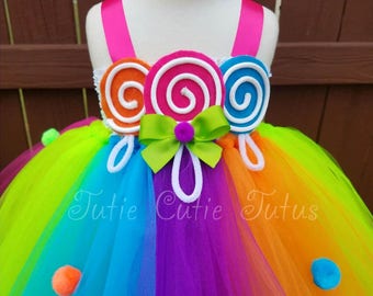 Candyland Inspired Tutu Dress