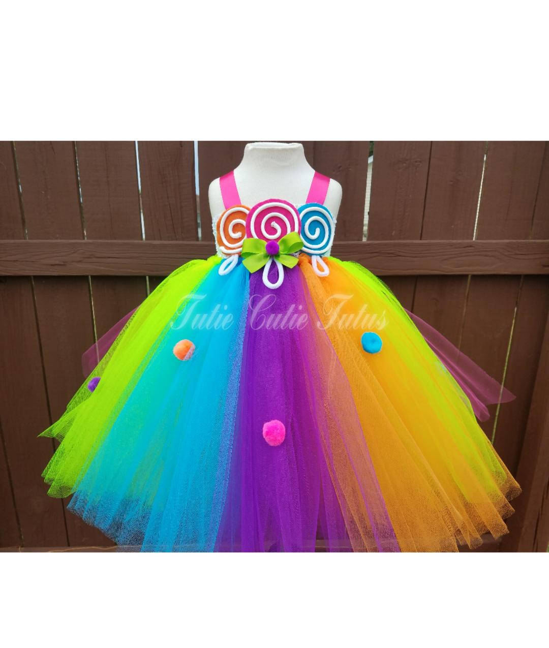 Candyland Inspired Tutu Dress