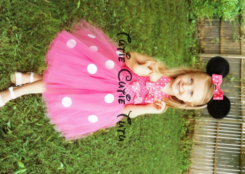 Minnie Mouse Costume Tutu Dress image 5