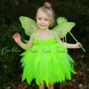 Tinkerbell Fairy Tutu Dress Costume