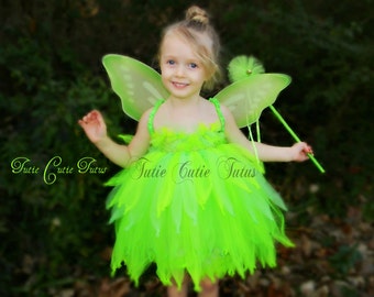 Tinkerbell Fairy Tutu Dress Costume