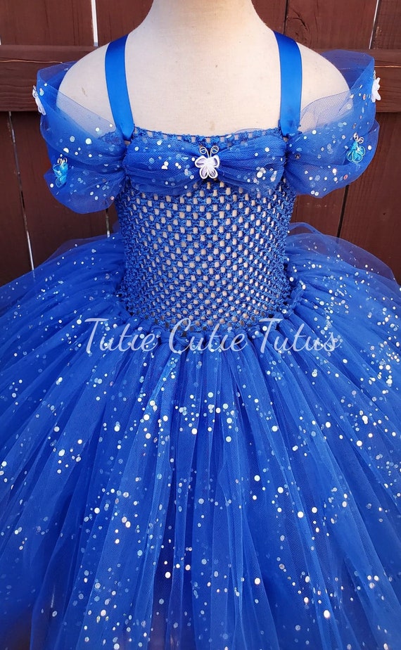 cinderella royal blue dress