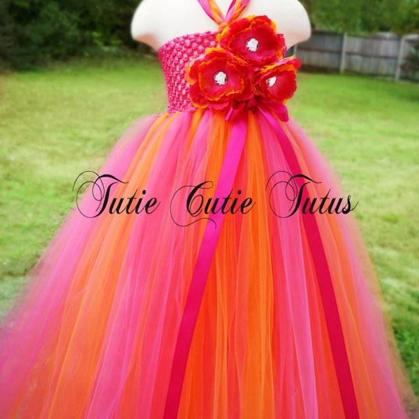 Flower Flutter Tutu - Hot Pink main image 0