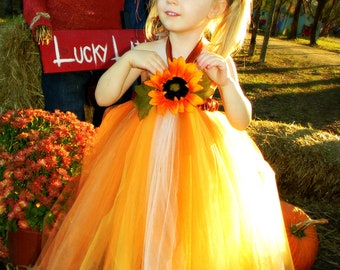 Fall / Autumn Scarecrow Tutu Dress Size Nb-5t