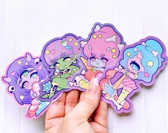 Monster Girl Stickers!