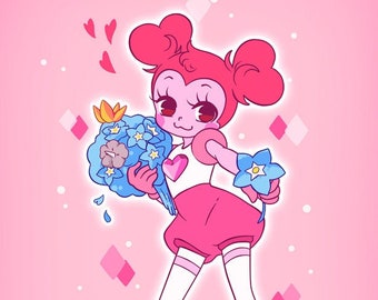 Steven Universe Spinel Mini Holographic Print!