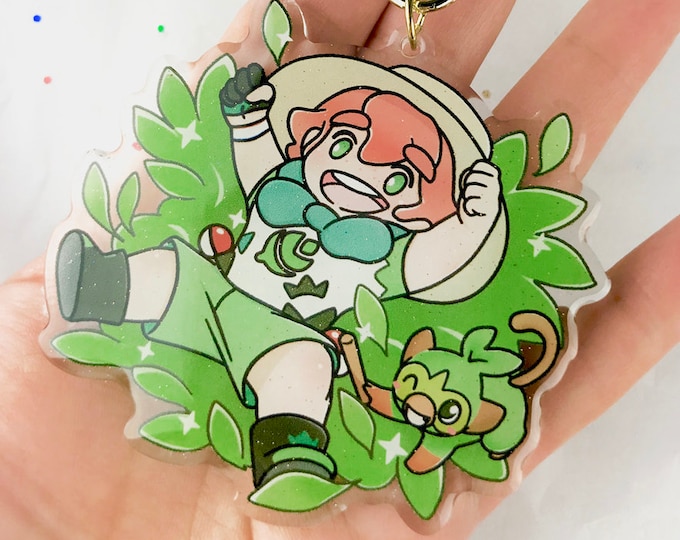 Pokemon Milo Glitter Keychain! - Etsy