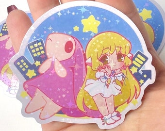 Chobits City With No People 3inch Holo Sticker!