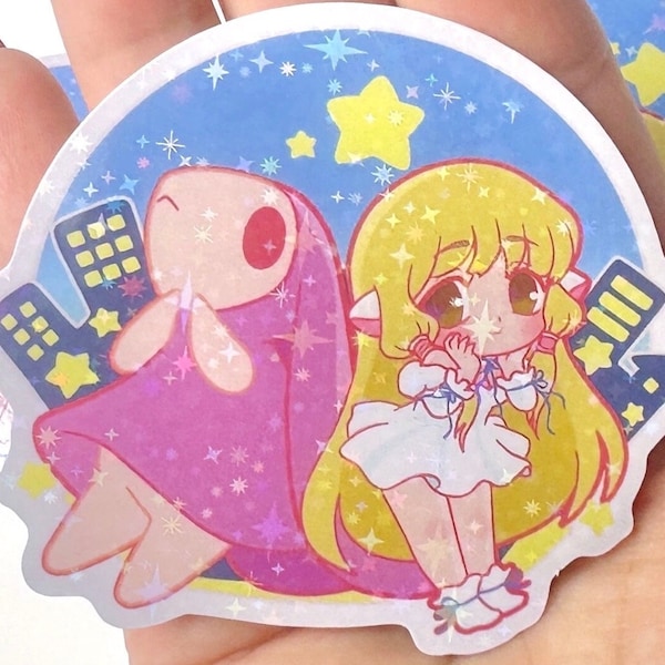 Chobits City With No People 3inch Holo Sticker!
