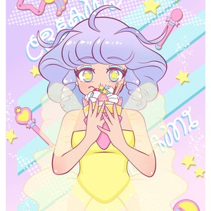 Creamy Mami Crepes 11x17 Holographic Print!