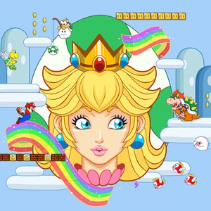Peach World 11x17 Print!