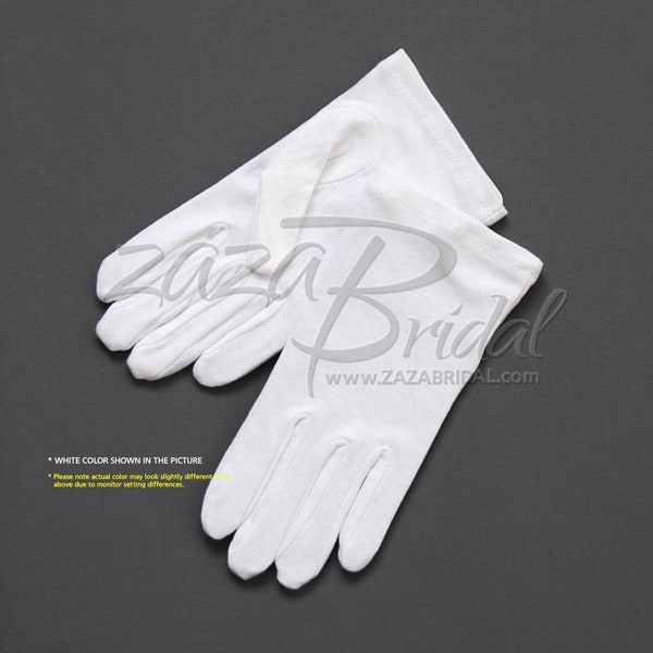 White 100% Cotton Ladies’ Gloves