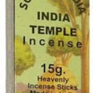 Bâtonnets d&#39;encens au bois de santal Song of India, paquet de 15 g