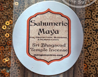 Premium Artisan Shri Bhagavad Temple Incense Sticks to Purify, Bless and Protect.