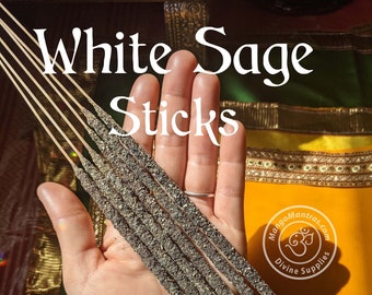 100% Pure Sacred White Sage Incense Sticks for Cleansing and Purifying!