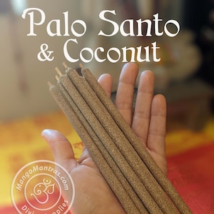 Palo Santo & Coconut Incense Sticks for Cleansing and Purifying!