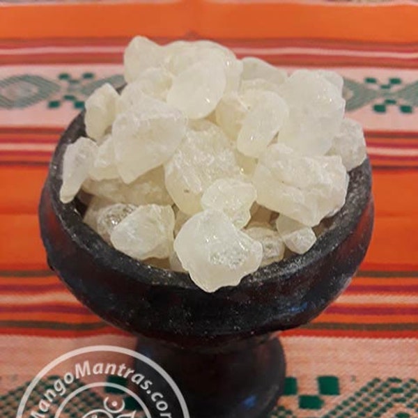 100% pure Maya-witte kopalhars voor bescherming, zuivering en reiniging! (Kleine stukjes)