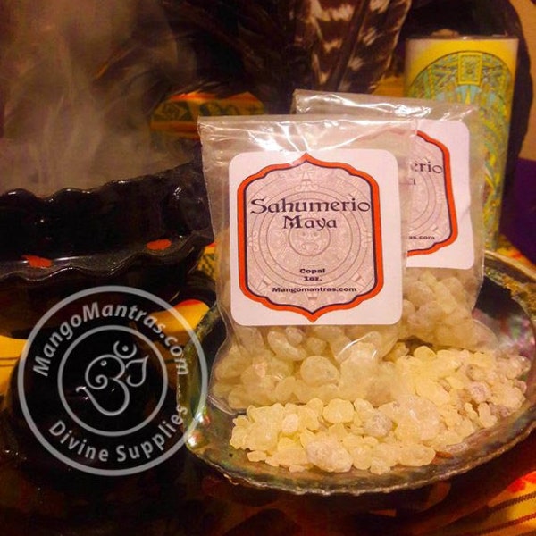 Sahumerio Maya: 100% Pure Mayan/Aztek Copal Resin for Protection, Purification and Cleansing.