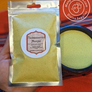 Yellow Sand - Incense Sand, Burning Resins, Smudge Herbs, Charcoal Tablet Sand, Incense Burning Sand, Ritual Sand for Incense Burner