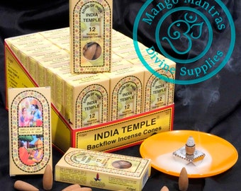Song of India Sandalwood Incense Backflow Cones (12)