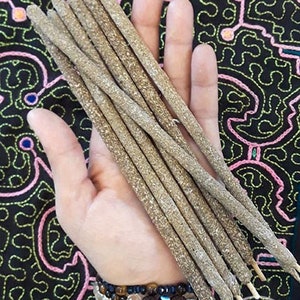 ¡Varitas de copal peruano sagrado 100% puro para protección, limpieza y purificación!