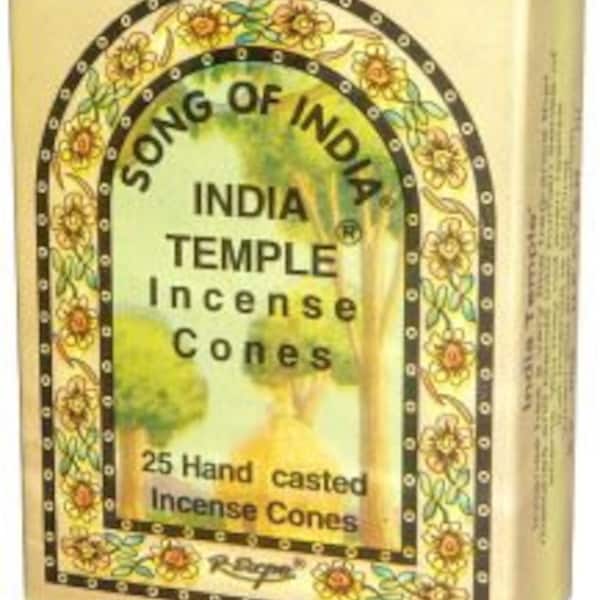 Song of India Sandalwood Incense Cones (25)
