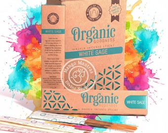 Song of India: Organic Goodness White Sage Incense Sticks to Purify, Protect and Bless!