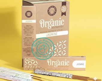 Song of India: Organic Goodness Jasmine Incense Sticks to Purify, Protect and Bless!