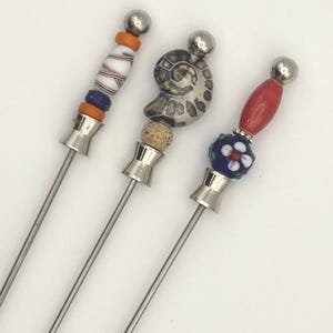 Cocktail & Olive Pick, Specialty Glass Bead, Entertaining, Appetizer Pick, Garnish, Charcuterie