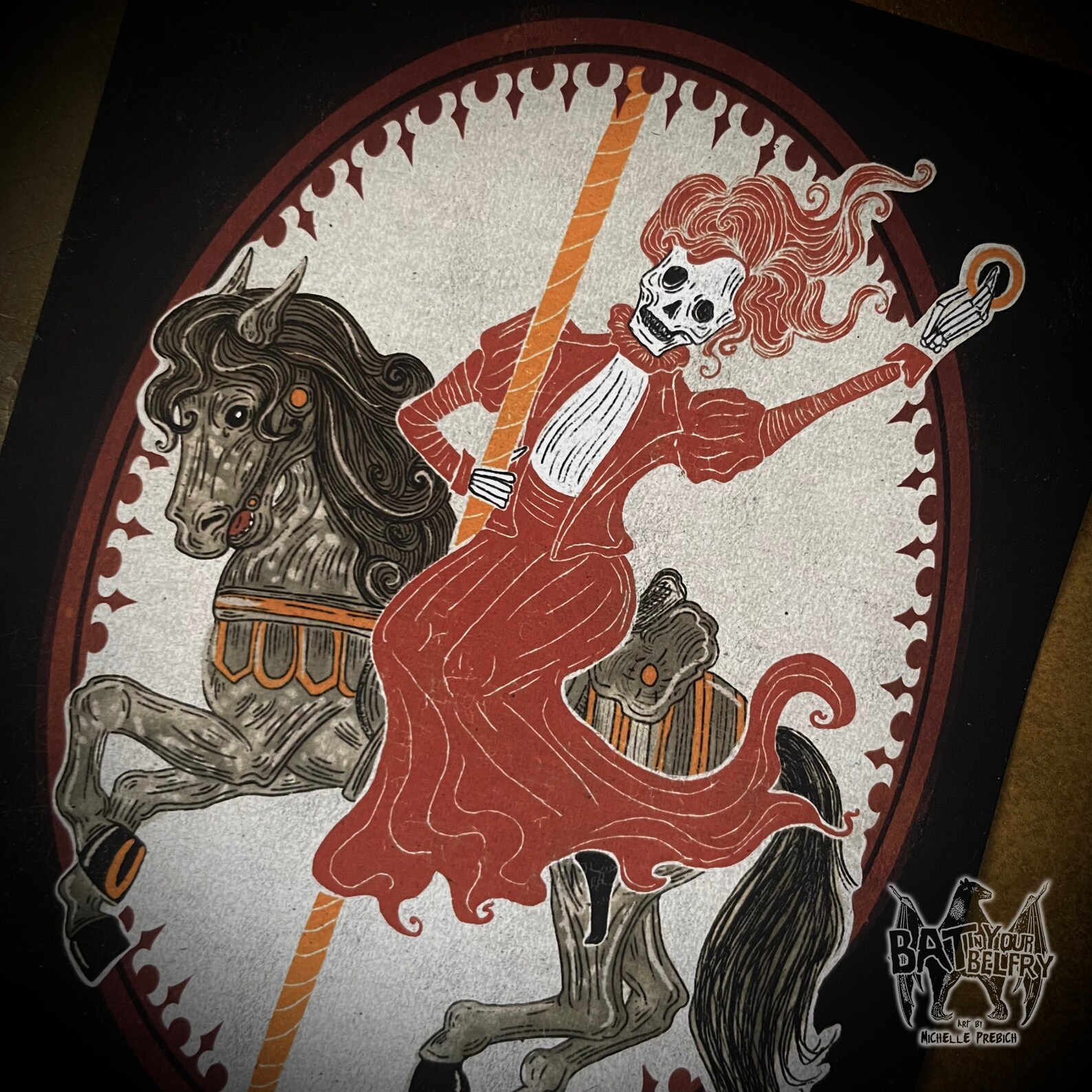 Carousel Rider Fine Art Print - Etsy
