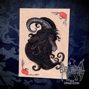 Herbst Black Phillip Fine Art Print
