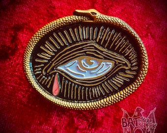 The Dark Gift Ouroboros Vampire Enamel Pin