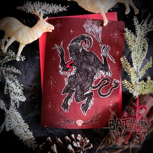 Krampus Night Greeting Card
