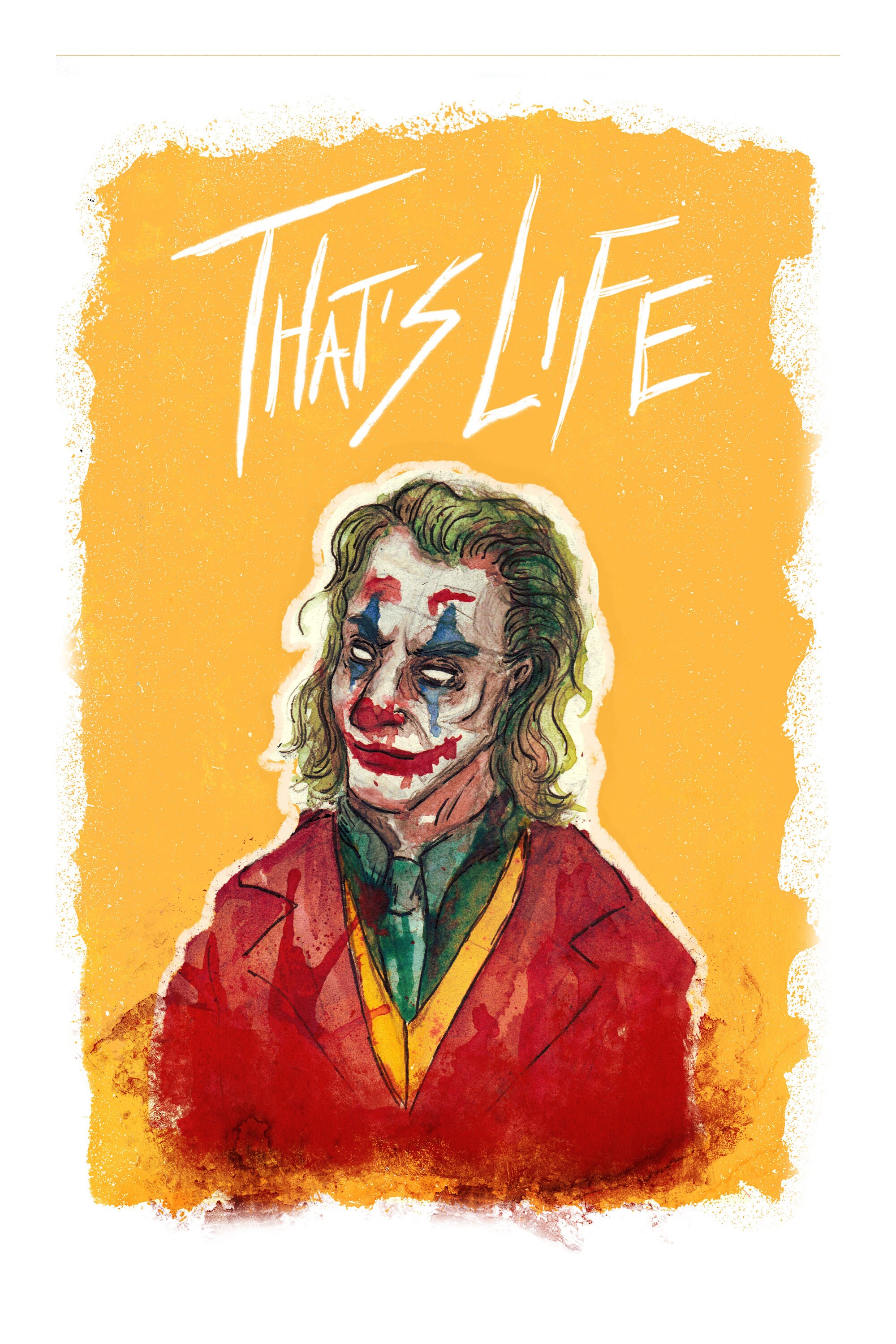Joker That S Life Impresion Artistica Etsy Espana Joker That S Life Impresion Artistica Etsy Espana