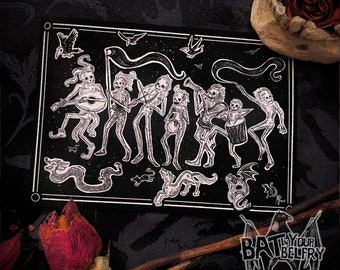 Danse Macabre Parade Fine Art Print