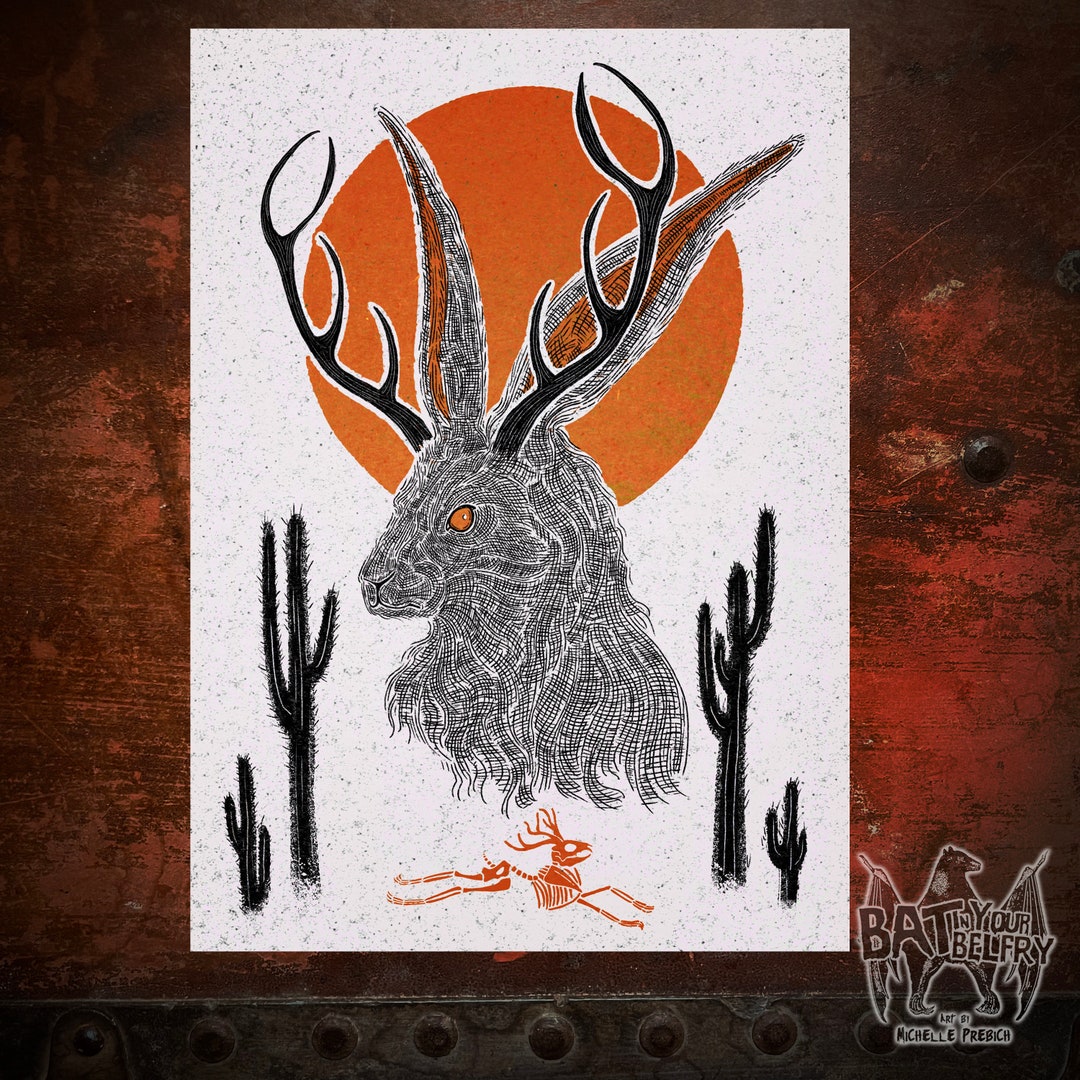 Jackalope Fine Art Print 8x10 - Etsy