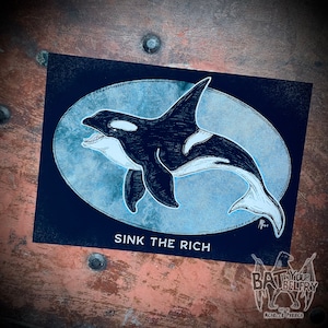 Orca Art Print