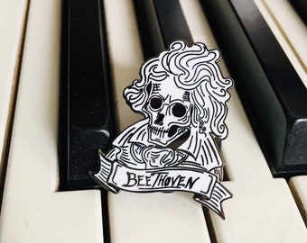 Ludwig van Beethoven "Decomposer" Hard Enamel Pin