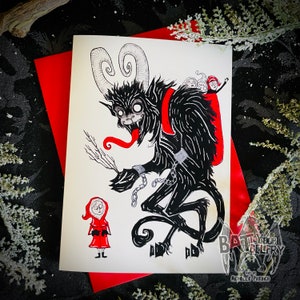 Krampus Greeting Card