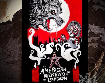 An American Werewolf in London Art Print