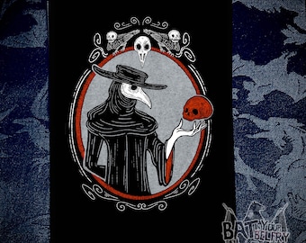 Maschera della Morte Rossa, stampa artistica del Dottore della Peste