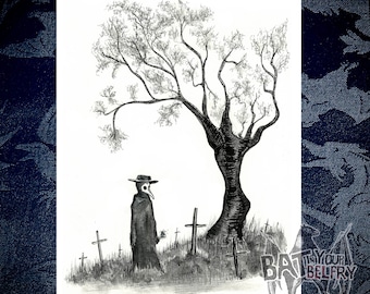 Stampa artistica "L'albero della peste"