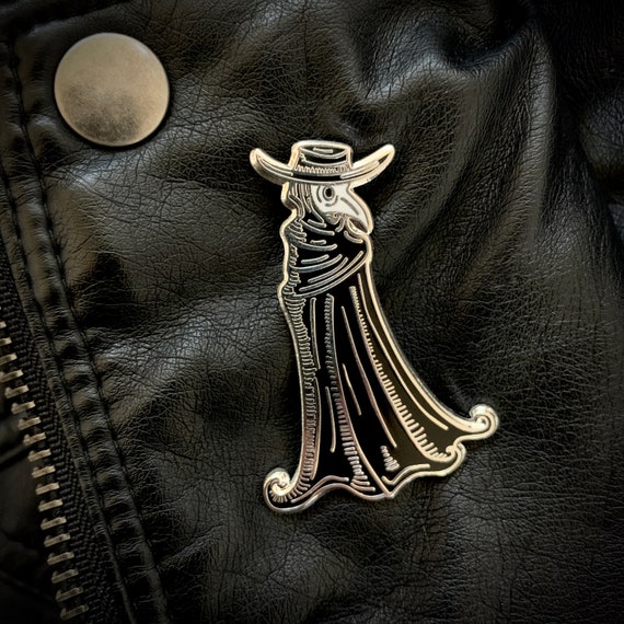 Etsy: Black Plague Hard Enamel Pin